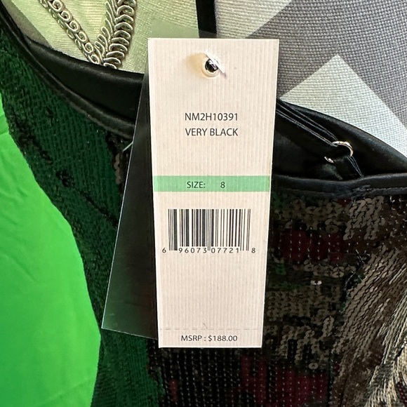 Nanette Lepore Black Sequin Fringe Dress - Picture 4 of 5